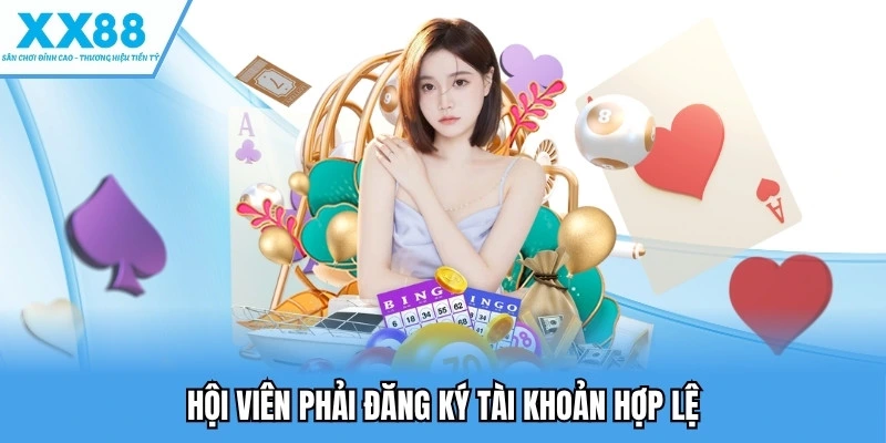 Khuyến Mãi XX88 Cung Cấp Nhiều Ưu Đãi Khủng, Hấp Dẫn 1 Hội viên phải đăng ký tài khoản hợp lệ